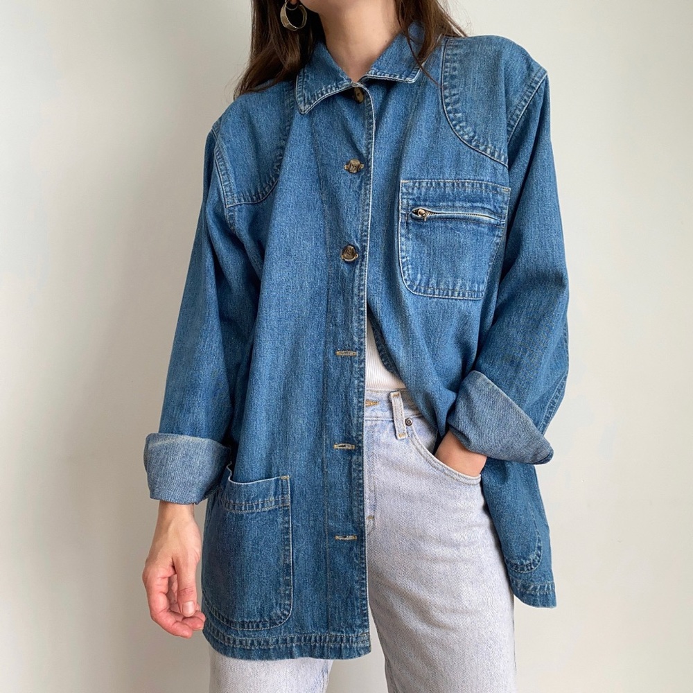 VINTAGE FROM UK Jean Chore Jacket